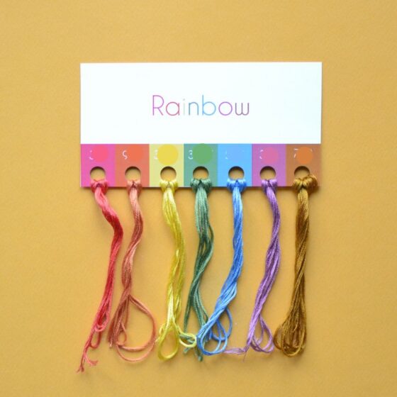 Kit κεντήματος Rainbow - Thread Jar